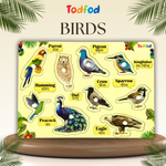 Birds & Fruit Characters Knob & Pegged Puzzle for Kids - Image 4