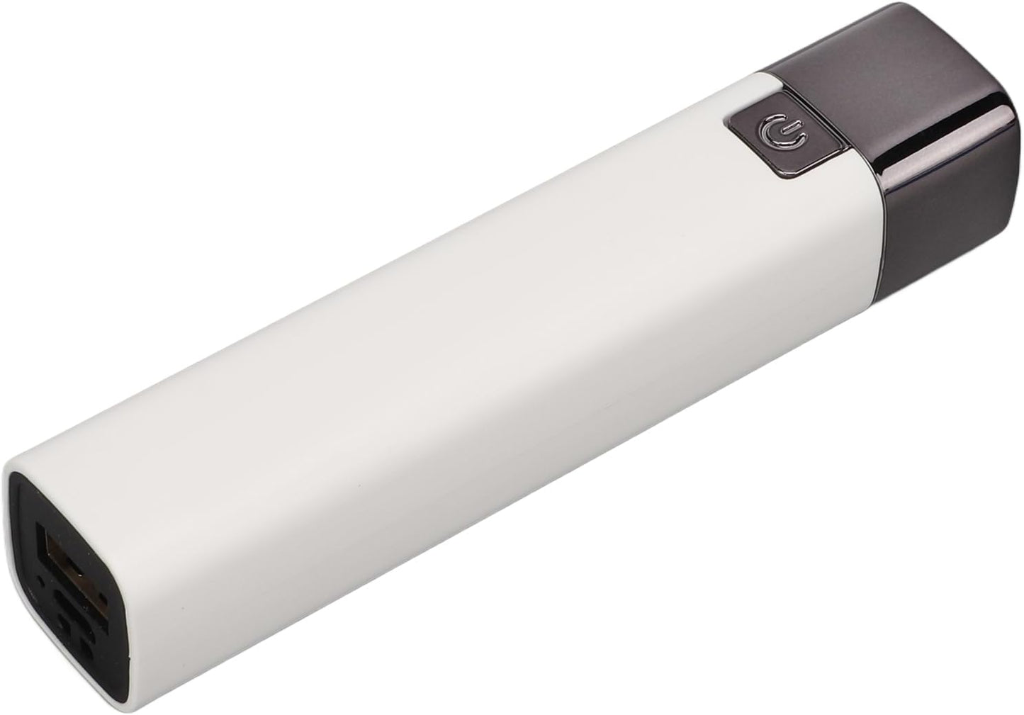 Super Bright Rechargeable Flashlight Mini USB Electric Torch for Outdoor, 3 Modes Light with Power Bank Function for Camping, ABS Material, 1 X Flashlight (White)