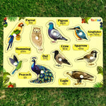 Birds & Fruit Characters Knob & Pegged Puzzle for Kids - Image 6