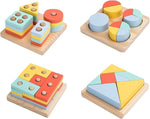 Wooden Geometric Shape Sorter Puzzle - Image 8
