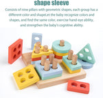Wooden Geometric Shape Sorter Puzzle - Image 6