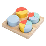 Wooden Geometric Shape Sorter Puzzle - Image 4