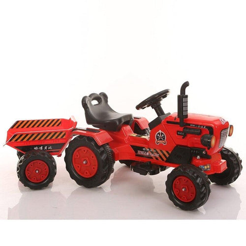 Red Ride on Tractor for Kids |  With Powerful Motor System