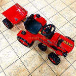 Red Ride on Tractor for Kids |  With Powerful Motor System - Image 4