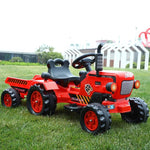 Red Ride on Tractor for Kids |  With Powerful Motor System - Image 7