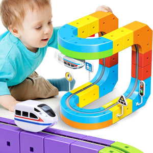 KlickRail Electric Train Set Flexible Race Track