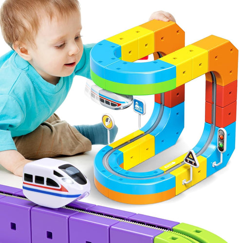 KlickRail Electric Train Set Flexible Race Track