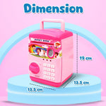 Gullak for Money Bank with Password Coin Bank  (Pink) - Image 2