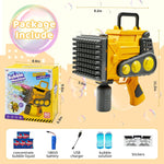 80 Hole Electric Bubble Machine with Colorful Lights - Image 2