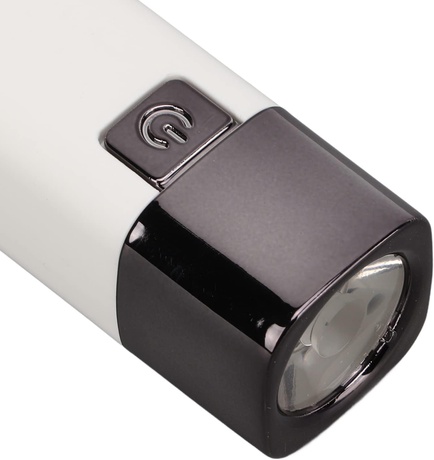 Super Bright Rechargeable Flashlight Mini USB Electric Torch for Outdoor, 3 Modes Light with Power Bank Function for Camping, ABS Material, 1 X Flashlight (White)