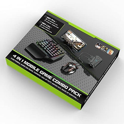 4-in-1 Mobile Gaming Combo Pack, Gaming Accessories Set