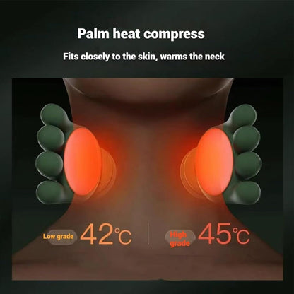 Airlandolists Neck & Shoulder Massager with Heat Speed Adjustment, Airlandolists Hand Shoulder and Neck Massager Master for Back Lower Abdominal,Electric Shiatsu Massager for Pain Relief Deep Tissue
