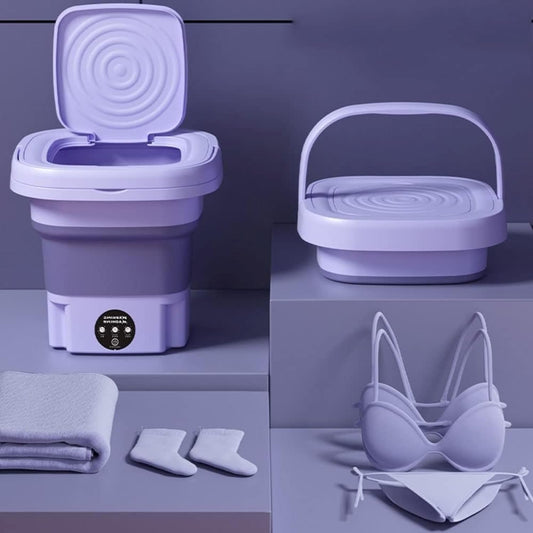Compact Semi-Automatic 11L Washing Machine with Dryer & Deep Clean for Underwear. Ideal for Clothes Washing. Model P1.