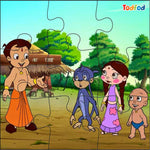 Wooden Jigsaw Puzzles - Chota Bheem & Friends Anime Cartoon Characters - Image 3