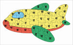 Wooden Jigsaw Puzzle – Aeroplane Shaped Hindi Consonants - Image 1