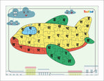 Wooden Jigsaw Puzzle – Aeroplane Shaped Hindi Consonants - Image 3