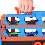 Truck Showcases 1 Deformed Rail car 12 Small Cars - Image 4