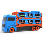 Truck Showcases 1 Deformed Rail car 12 Small Cars - Image 5