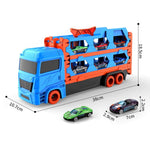 Truck Showcases 1 Deformed Rail car 12 Small Cars - Image 2